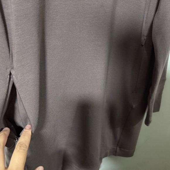 Athleta Coaster Luxe Sweatshirt Dress Purple Size XL - Picture 7 of 11